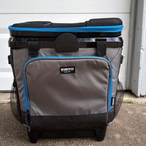 Igloo Black and Blue Cooler